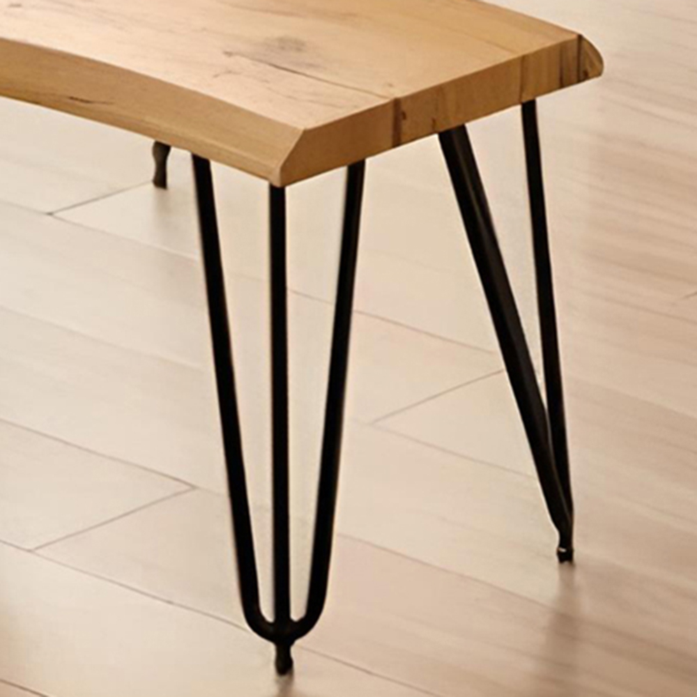 Kosy Koala 4 Seater Rustic Brown Dining Table Image 2