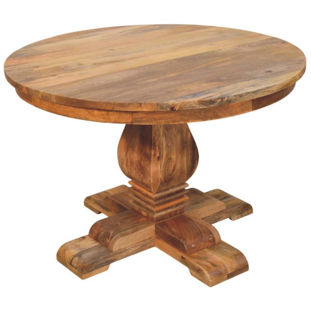 Artisan Furniture Valentina Chestnut 2 Seater Round Mango Wood Dining Table Image 5