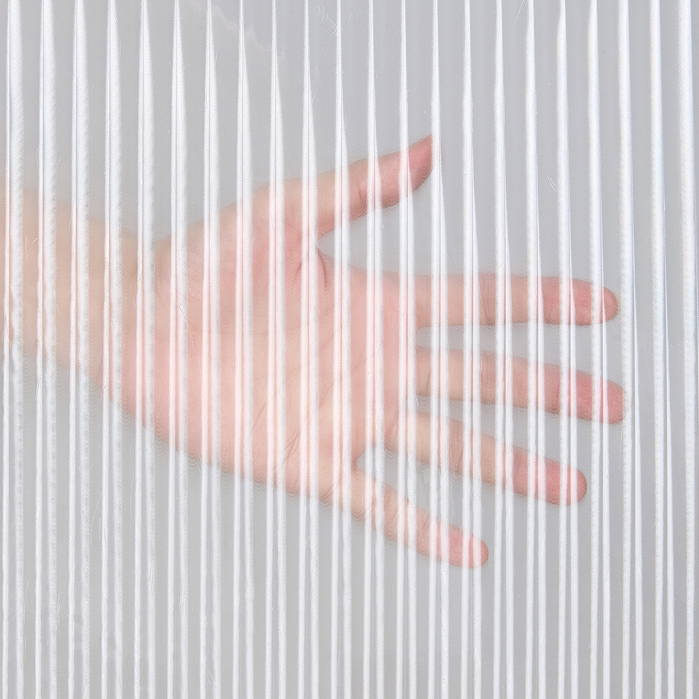 Living and Home Stripe 3D PVC Self Adhesive Privacy Glass Window Film 200 x 61cm Image 6