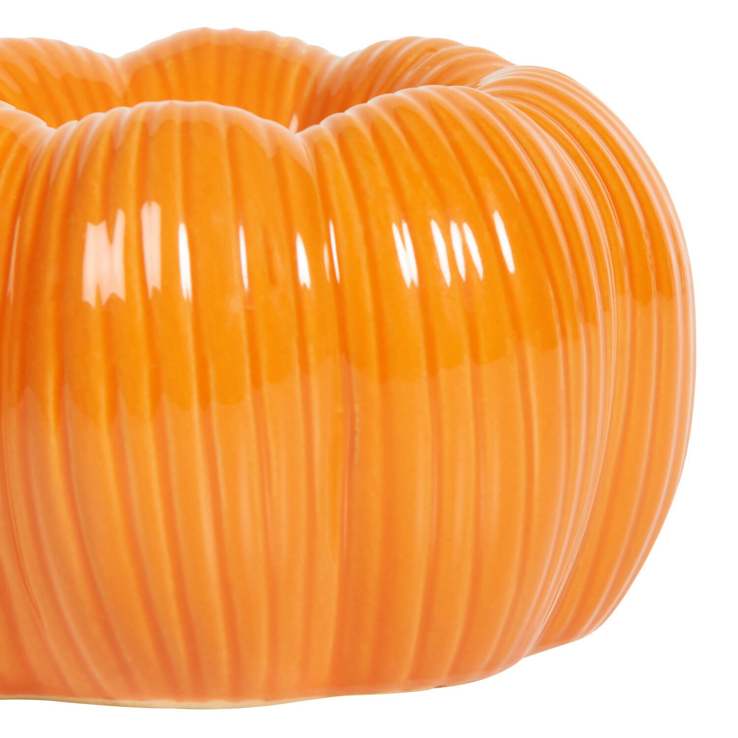 Assorted Pumpkin Tealight Holder Orange and White Image 5