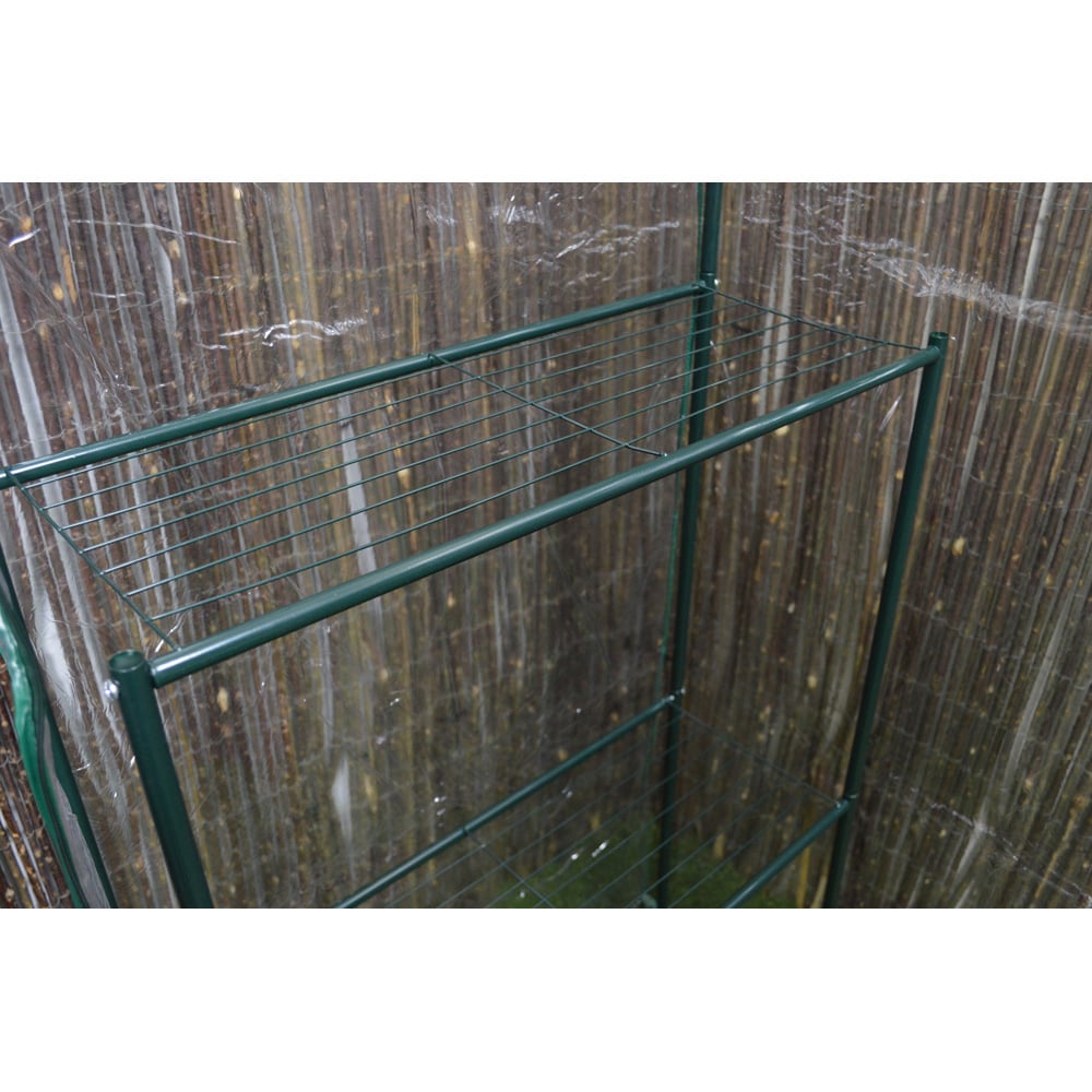 Samuel Alexander 4 Tier Green 2 x 5ft Walk In Garden Greenhouse Image 4
