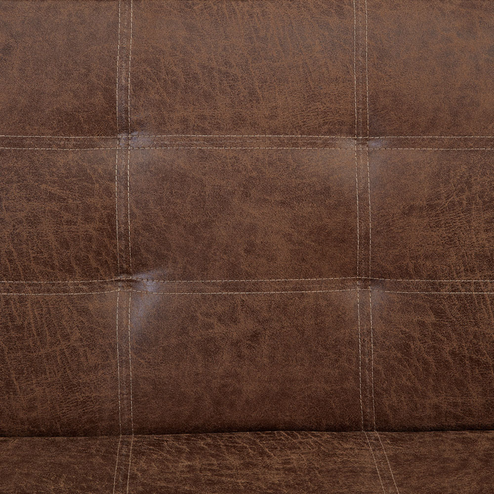 Home Detail Salerno Double Sleeper Brown Air Leather Sofa Bed Image 5