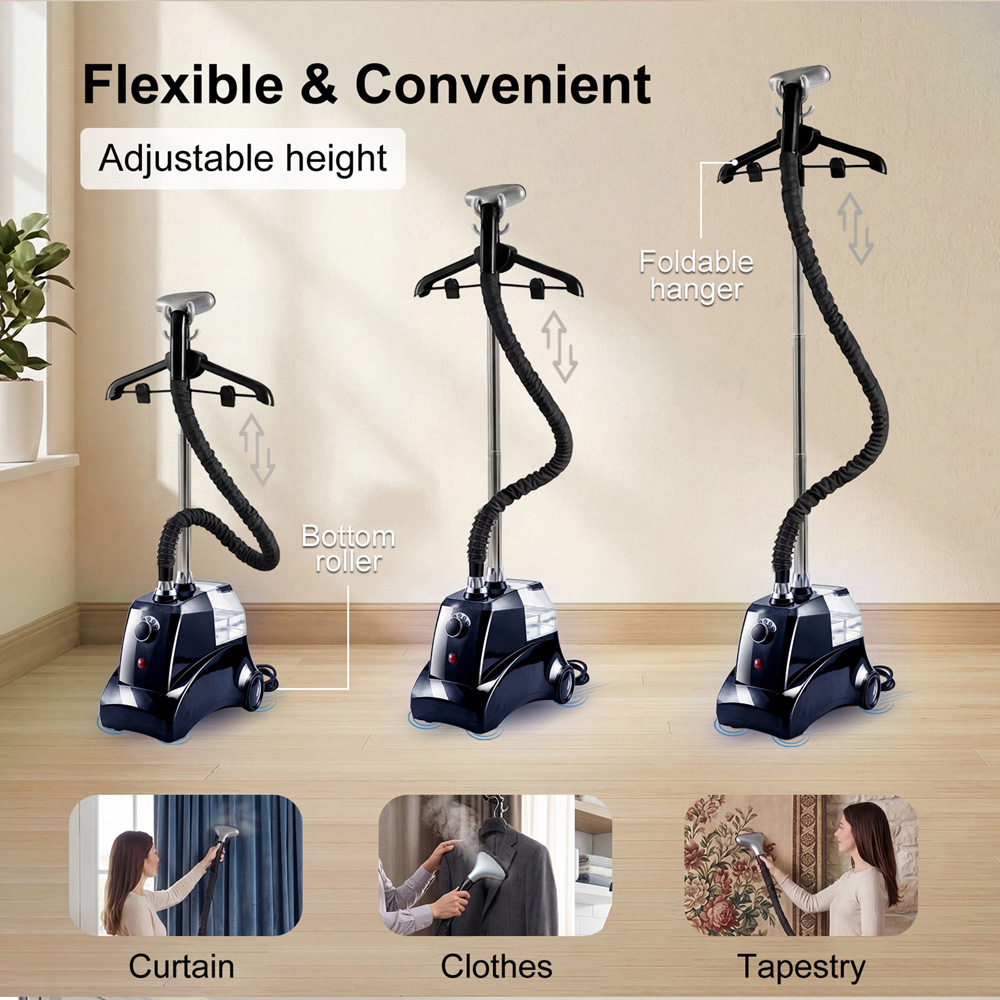 Spector SM2008-BL-UK Upright Garment Steamer 3.3L Image 7