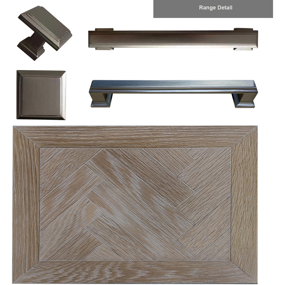 Baumhaus Signature 3 Drawer Blue Executive Dressing Table Image 4