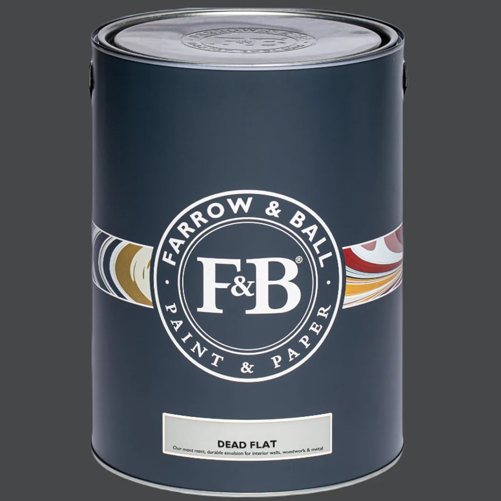 Farrow & Ball Dead Flat Off Black Matt Paint 5L Image 2