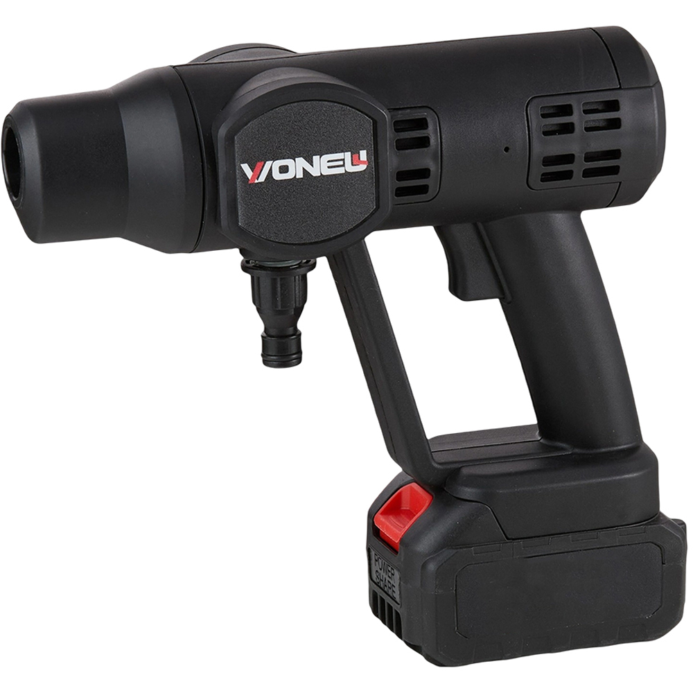 Living and Home GT200048 450W Black Electric Handheld Pressure Washer with 2 Batteries and 5m Hose Image 3