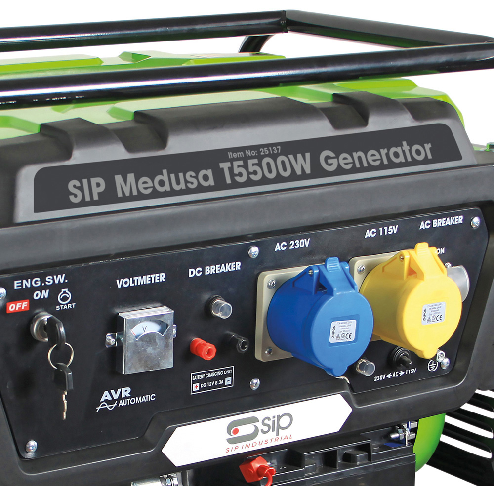 Sip Generator SIP MEDUSA T5500W Petrol Generator | Homebase
