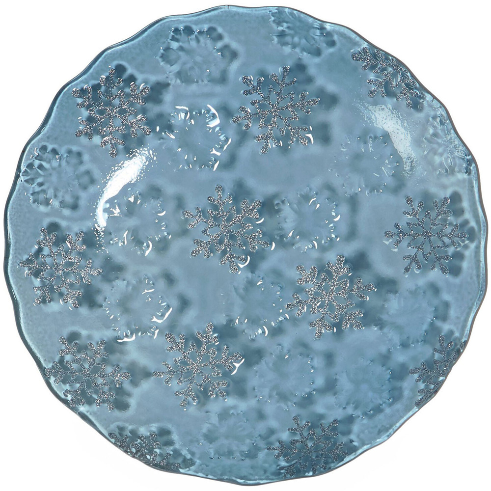 Snowflake Trinket Dish - Blue Image 1