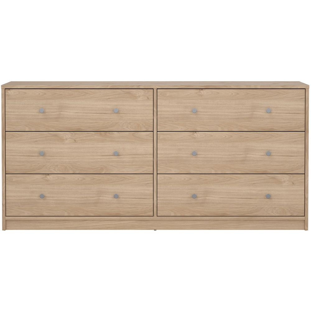 Furniture To Go May 6 Drawer Jackson Hickory Oak Chest of Drawers Image 3