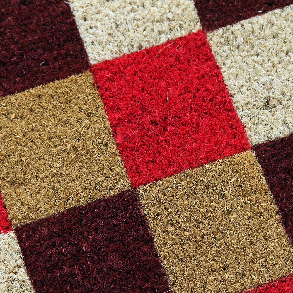 Coco & Coir Vintage Checks Coir Door Mat 45 x 75cm Image 5