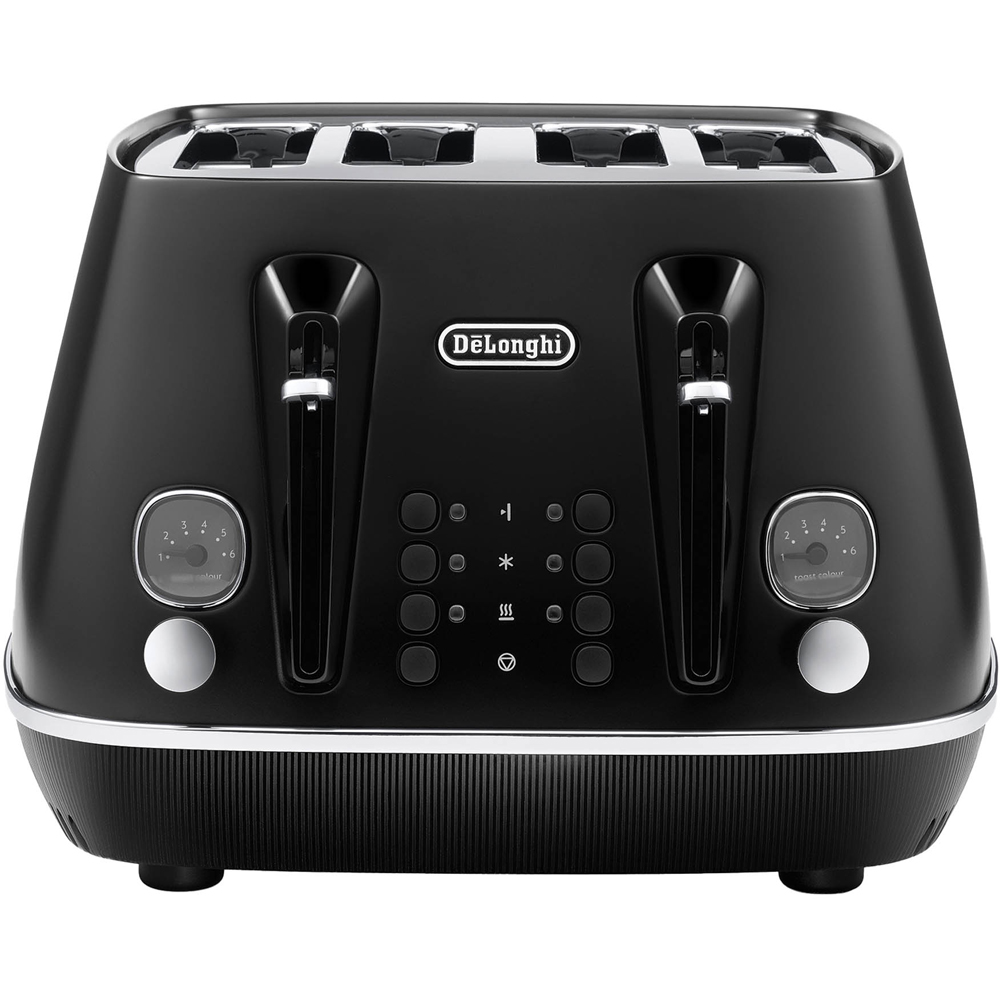 De'Longhi DL4313 Black Distinta X 4 Slice Toaster Image 3