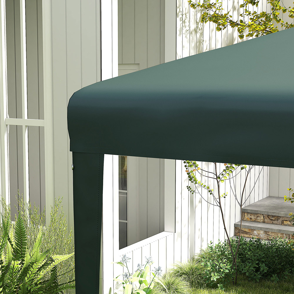 Outsunny 2.7 x 2.7m Dark Green Marquee Party Tent Image 3