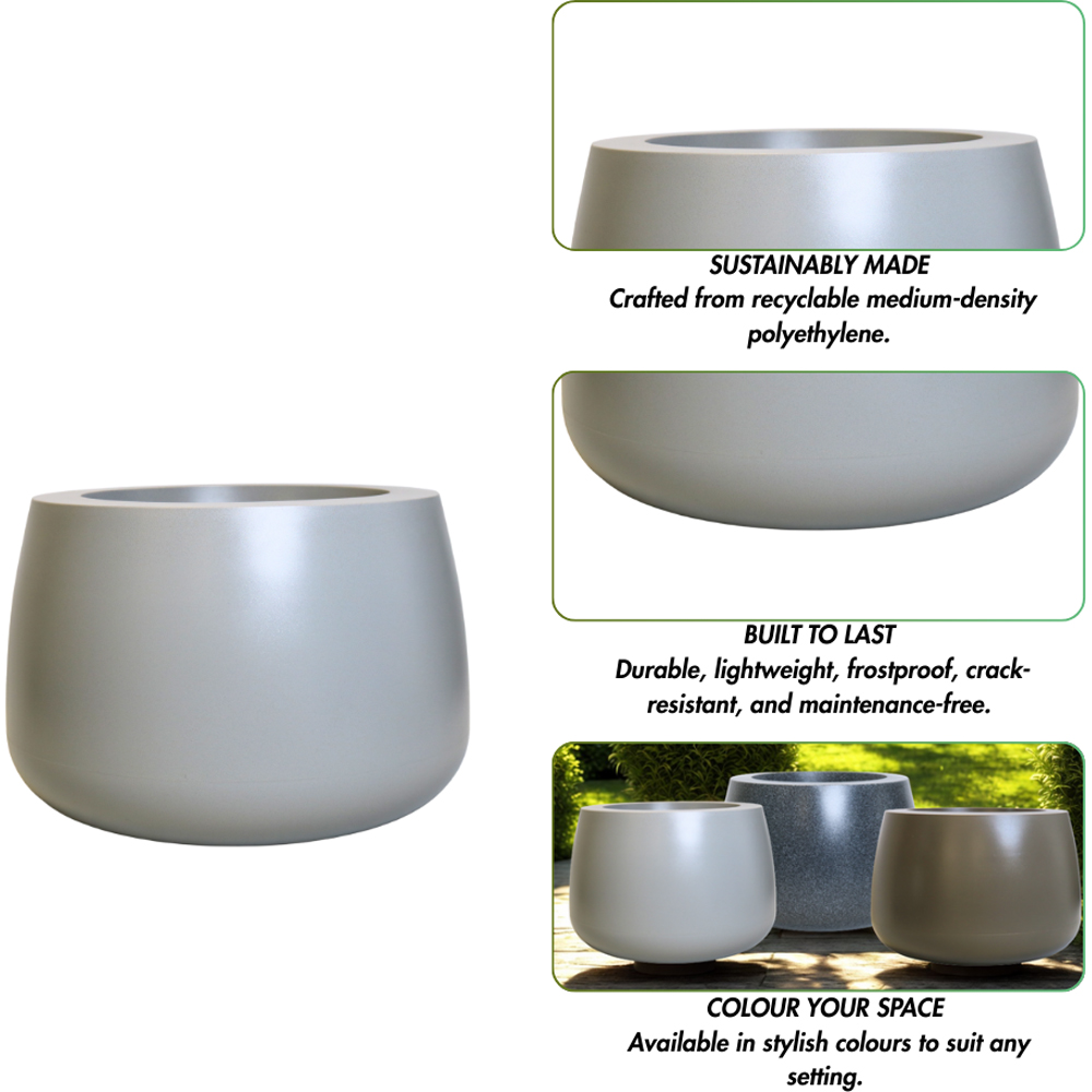 Trifibre Hardwick Concrete Roto Moulded Planter 39 x 57cm Image 6