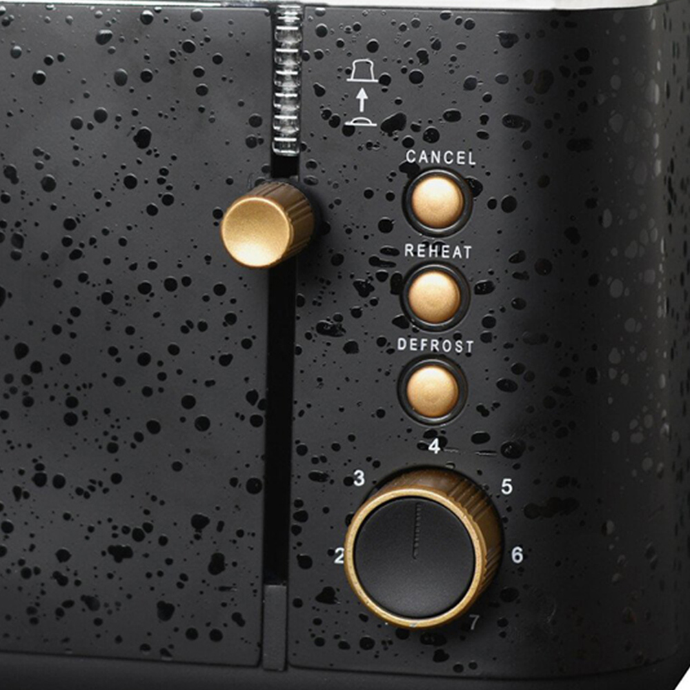 Kaiseki Black Four Slot Toaster Image 5