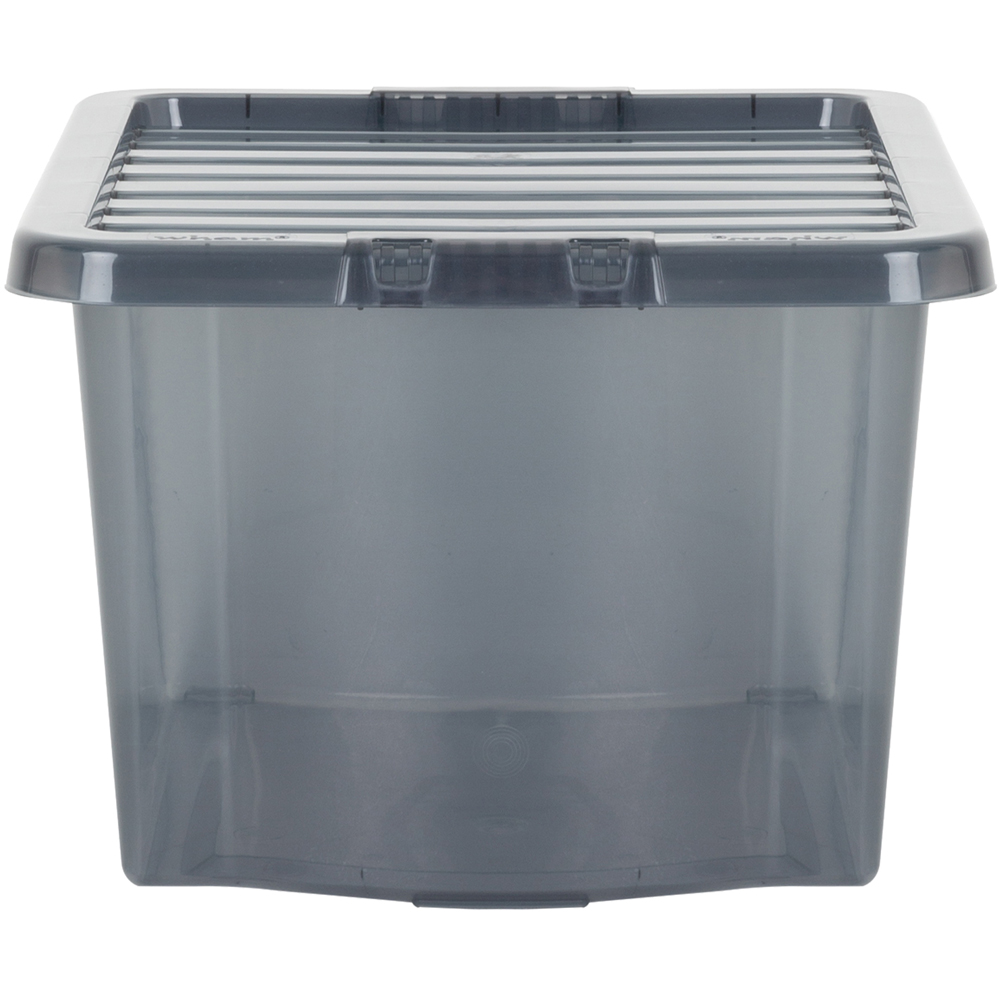 Wham 28L Smoke Crystal Storage Box with Lid 5 Pack Image 4