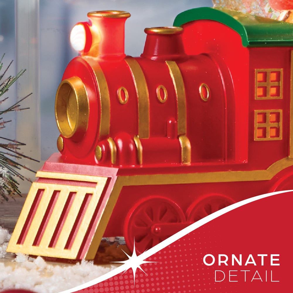 The Christmas Workshop LED Santa on Train Snow Globe Image 5