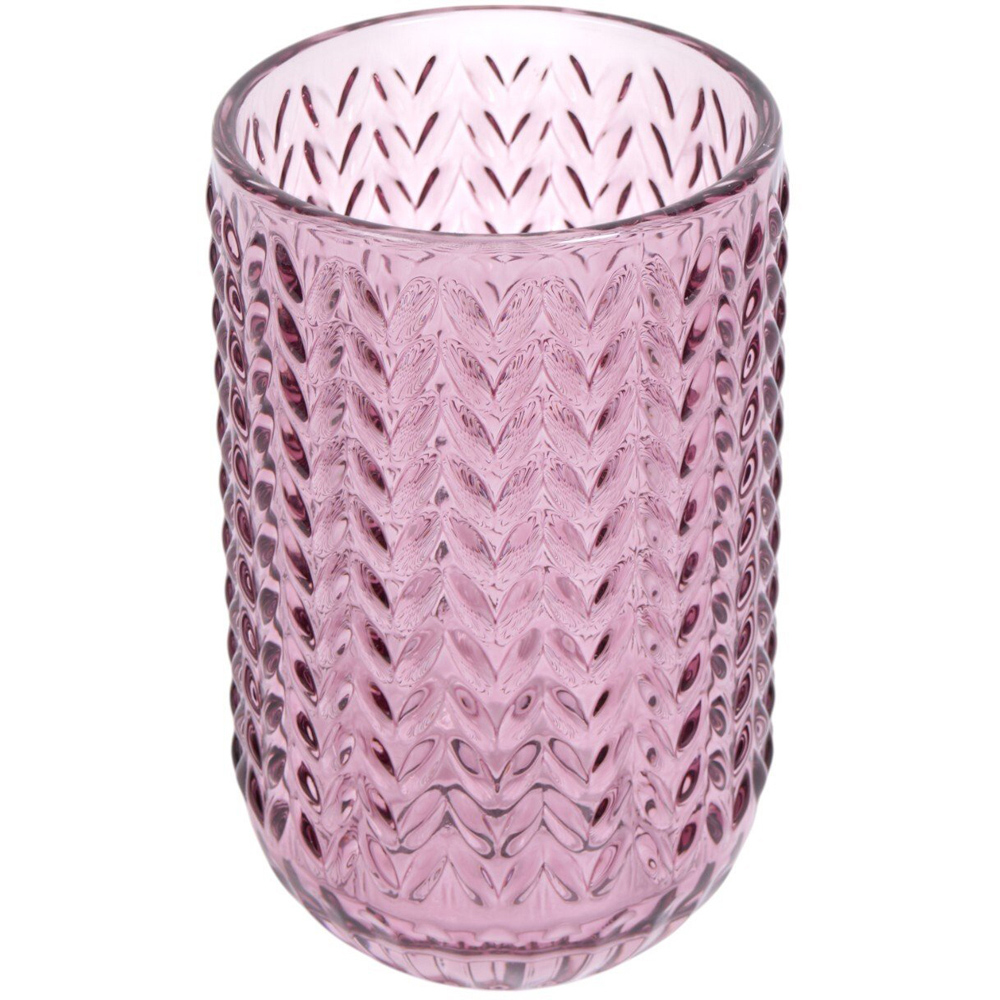 Leaf Pattern Tumbler Plum Image 3