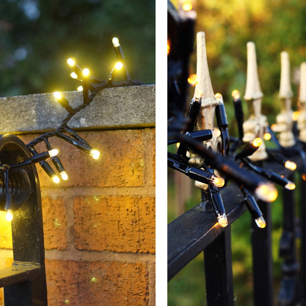 Eagle Connect 1000 Warm White LED Black Cluster Light 20m Image 6