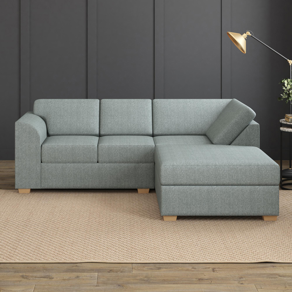 Modo 3 Seater Granite Venice Right Hand Fixed Back L-Shape Corner Sofa Image 6