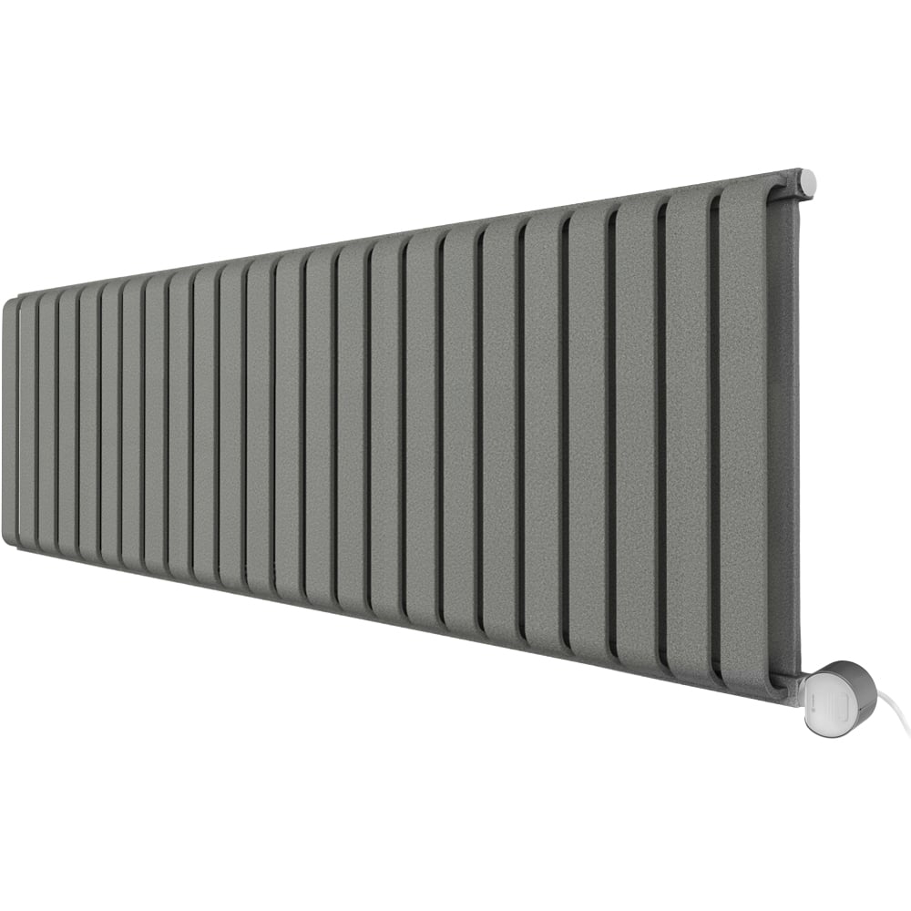 Terma Warp-Room E Wi-Fi Salt n Pepper Electric Radiator 1000W 330 x 1565mm Image 1