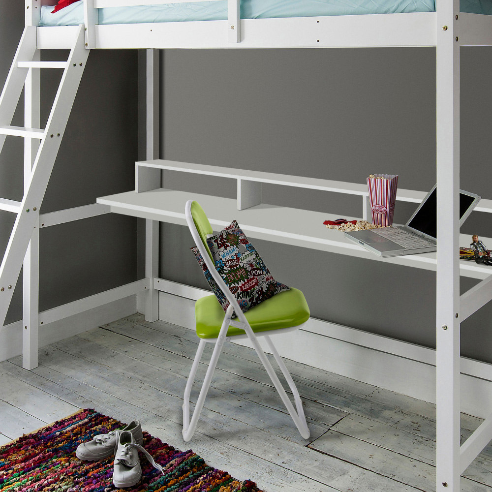 Noa and Nani Thea White Desk for High Sleeper Cabin Bed Image 3