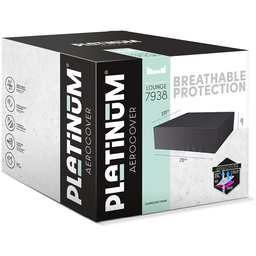 Platinum AeroCover Waterproof Lounge Set Cover 70 x 270 x 210cm Image 2