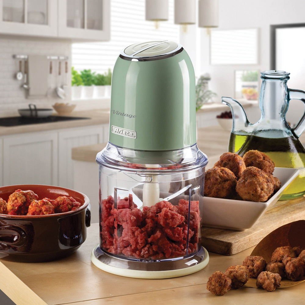 Ariete 00C043804ARSA Green Vintage 400W Mini Chopper Image 2