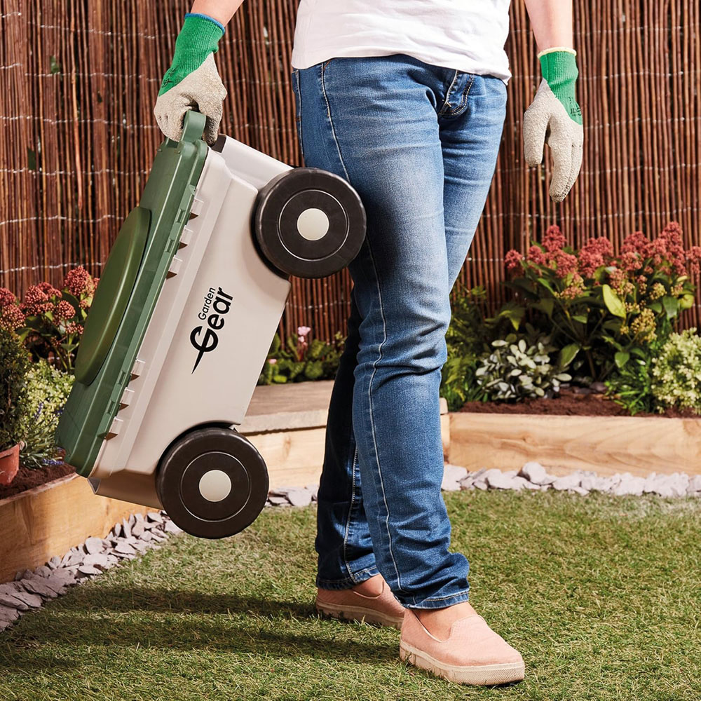 Garden Gear Rotatable Mobile Garden Seat with Tool Store Image 6