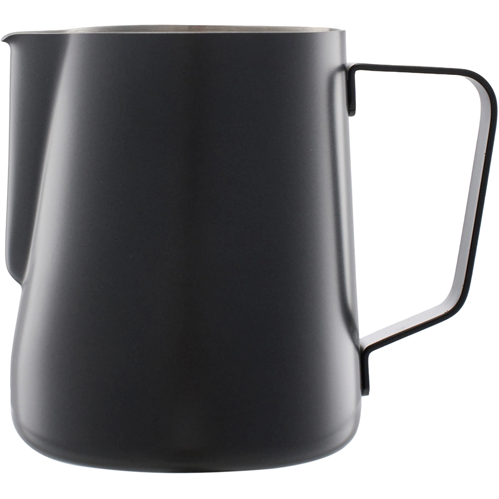 Living and Home Black Stainless Steel Milk Frothing Jug 600ml Image 3