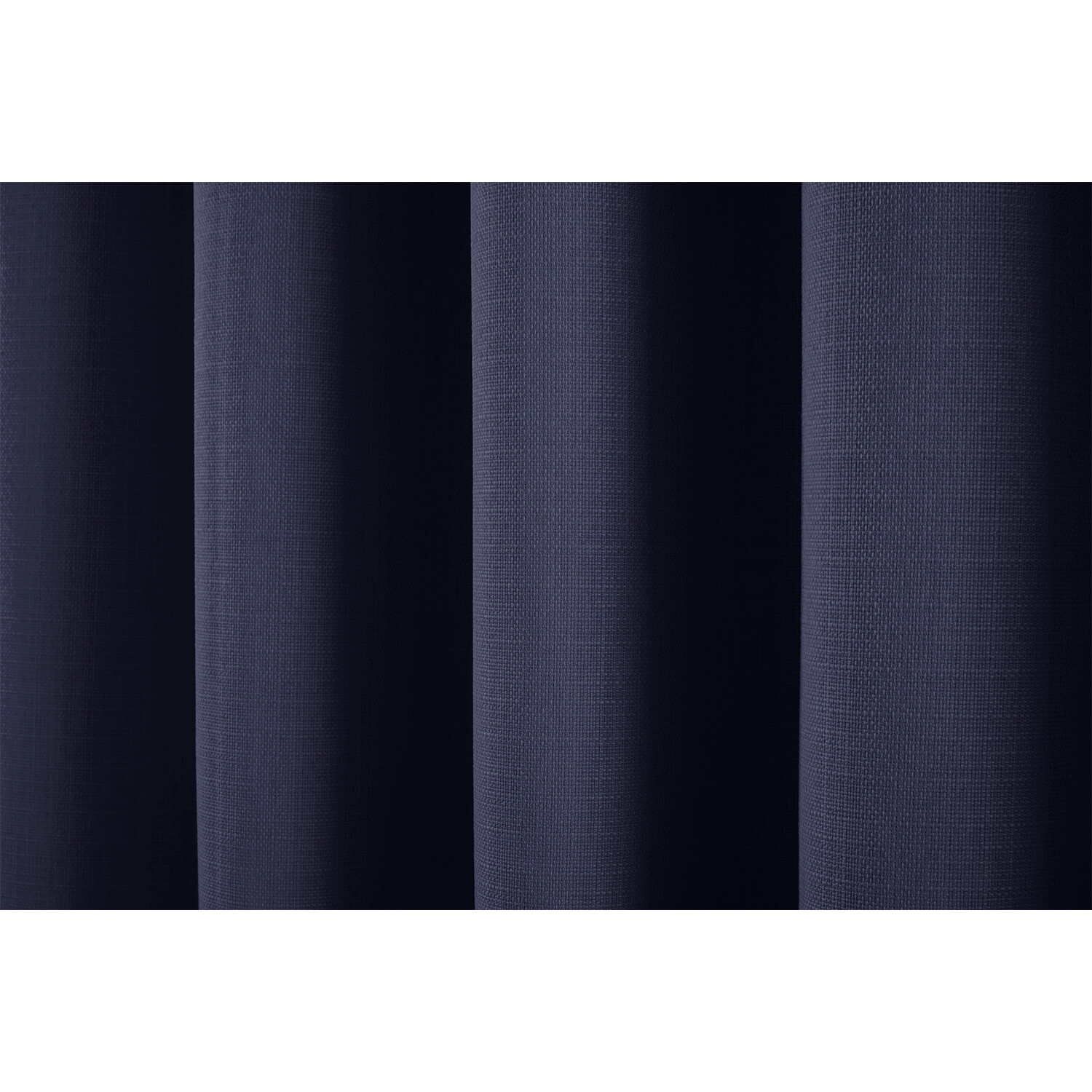 Divante Hoxton Navy Blackout Eyelet Curtains 229cm Image 4