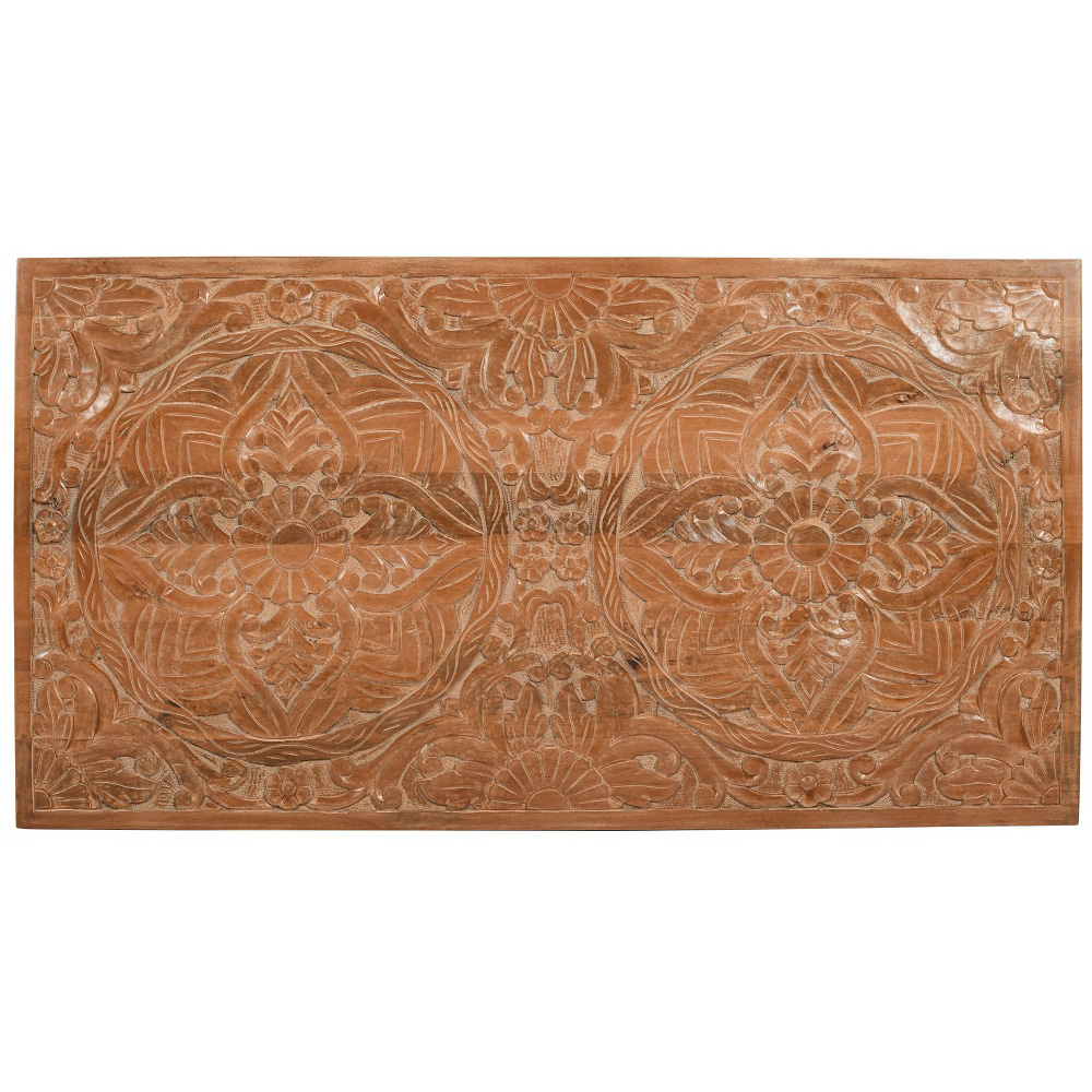 Brooklyn Adair Mango Wood Bedframe Headboard Image 2