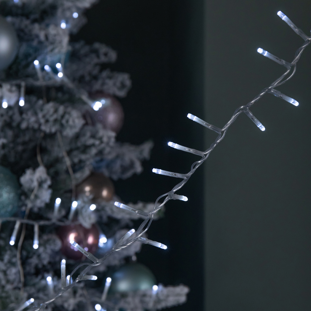 Samuel Alexander TreeBrights 750 White LED Clear Cable Christmas String Lights 18.7m Image 2