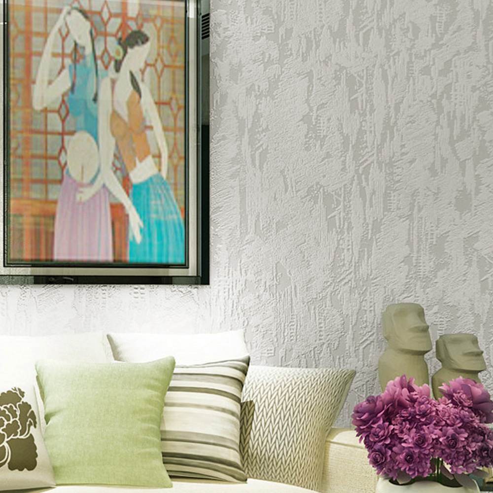 Living and Home Non Woven Grey Wallpaper Image 8