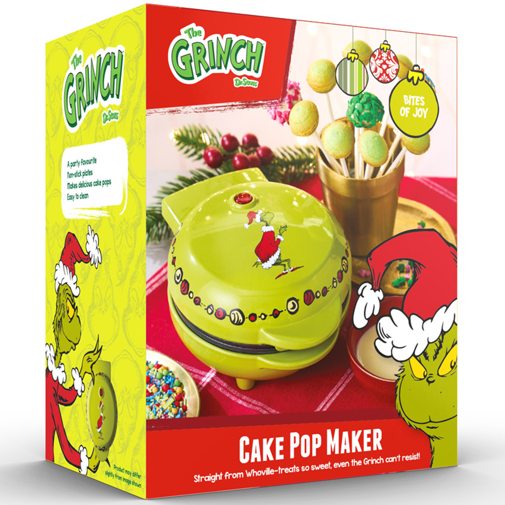 Grinch SDA2850GE Green Non Stick Cake Pop Maker 550W Image 5