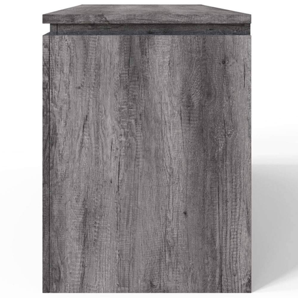 GFW Canyon 2 Door 2 Open Shelf Charcoal Grey Wide TV Unit Image 5