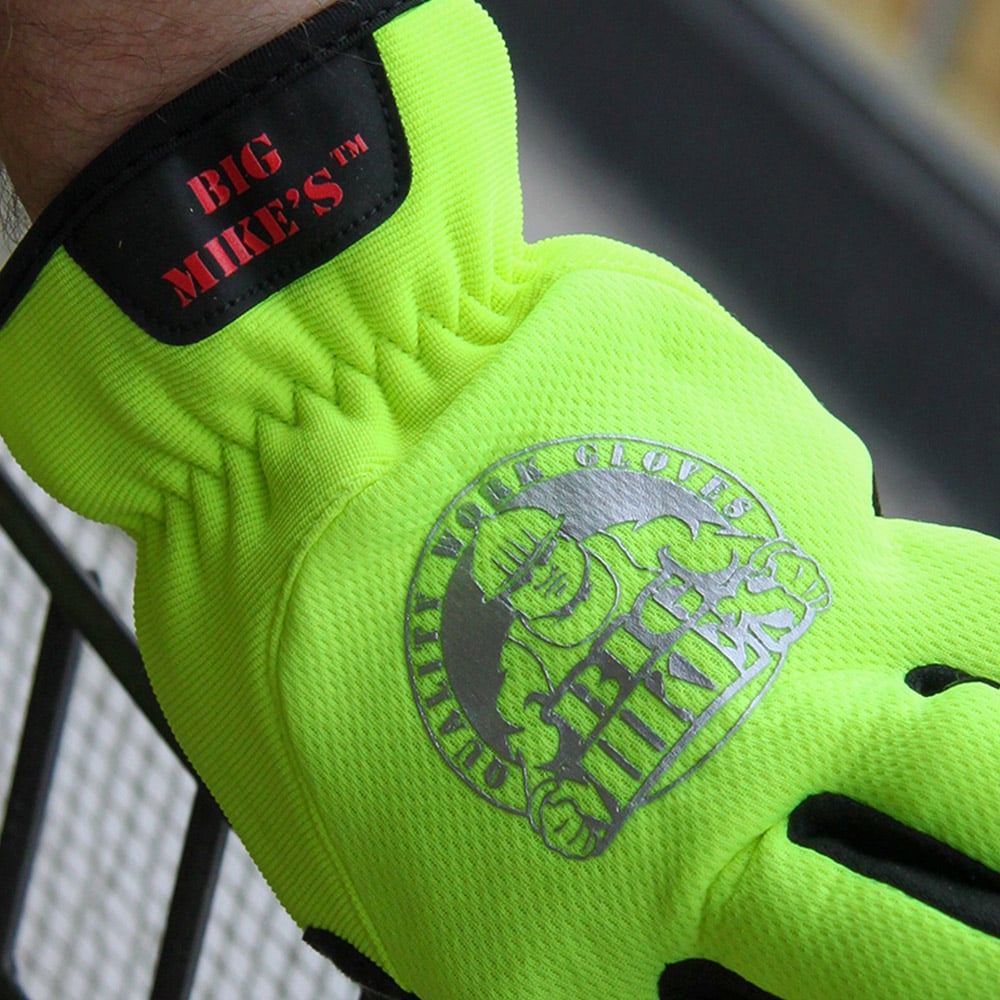 StoneBreaker Hi Viz Medium Work Gloves Image 6
