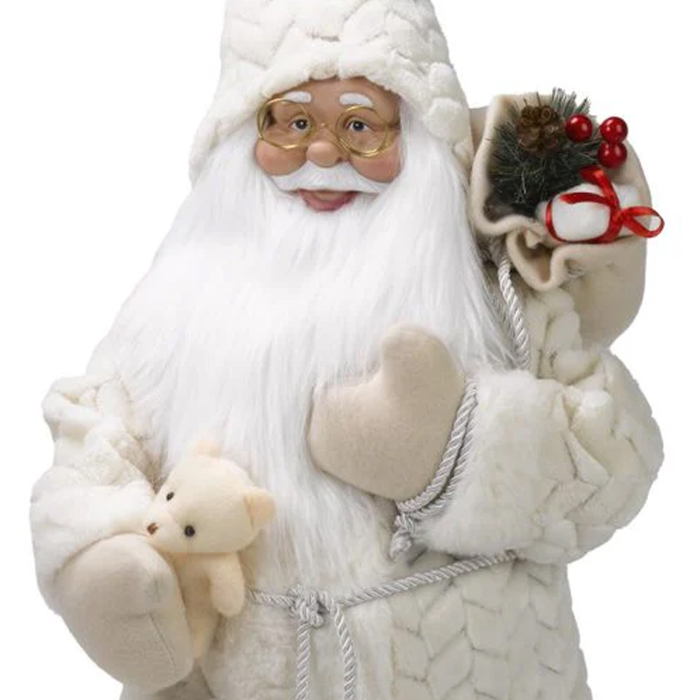 Marco Paul Cream Papa Noel Jumbo Decoration Image 2