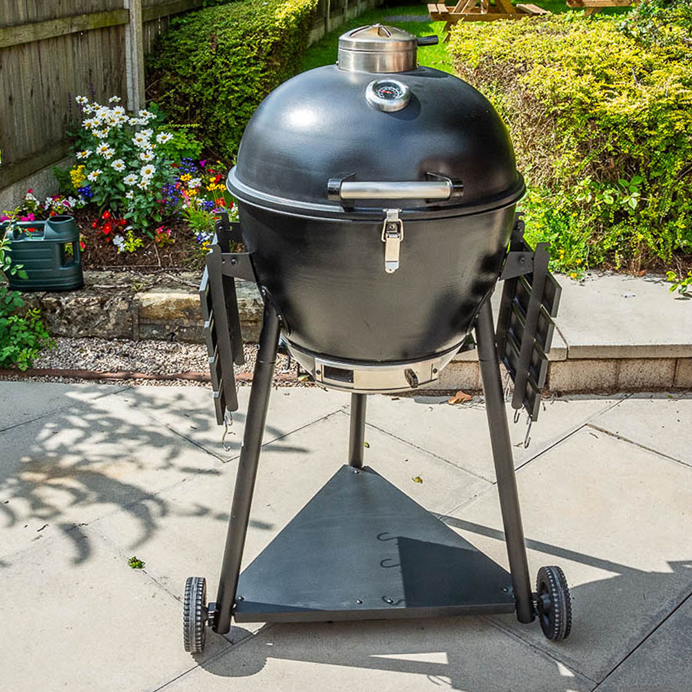 Bar-Be-Quick Steel Kamado Charcoal Grill 21 inch Image 2