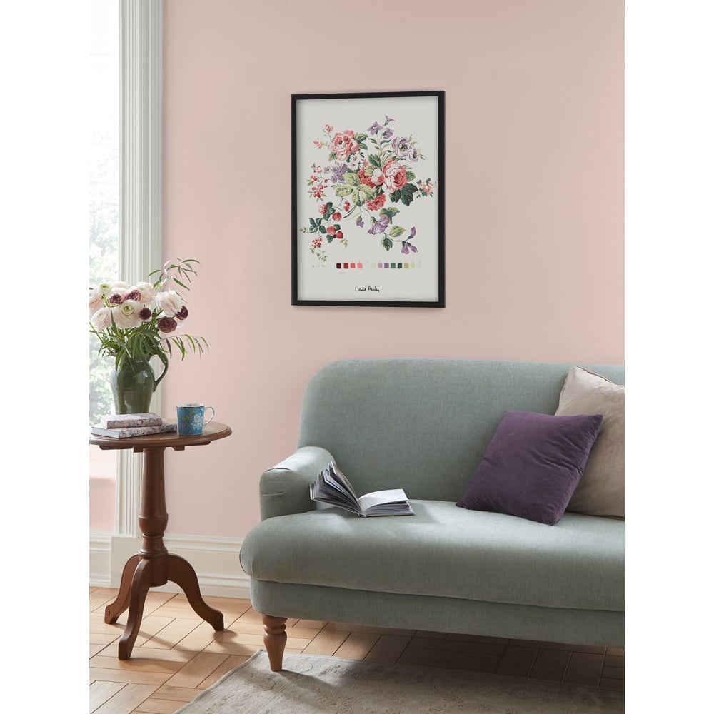 Laura Ashley Rosemore Black Frame Wall Art 40 x 50cm Image 2
