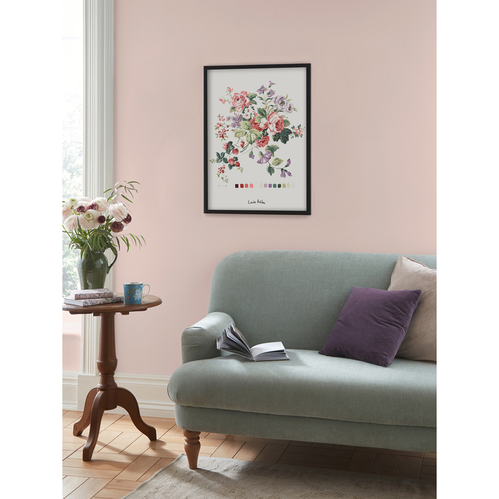 Laura Ashley Rosemore Black Frame Wall Art 50 x 70cm Image 2