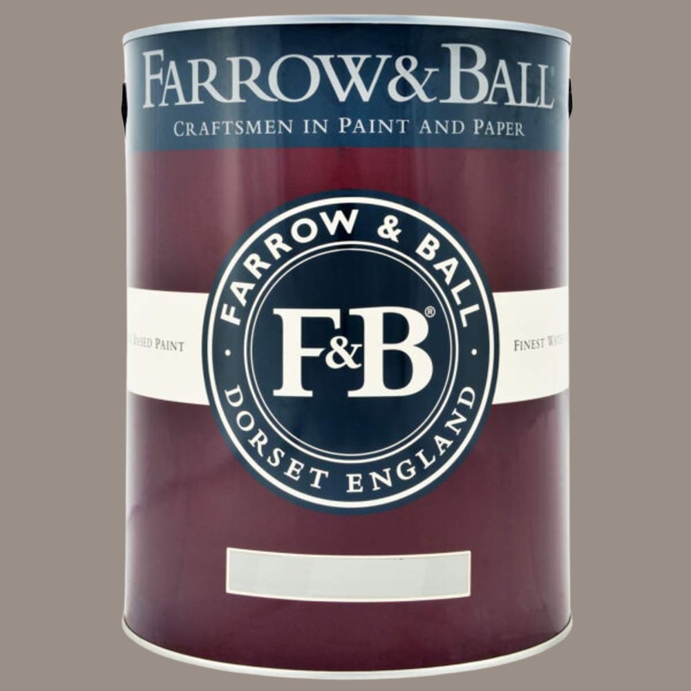 Farrow & Ball Interior Wood and Metal 243 Charleston Gray Flat Eggshell Paint 5L Image 2