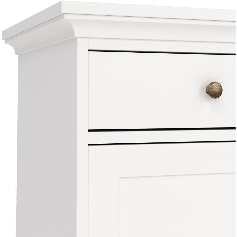 Florence 3 Door 3 Drawer White Sideboard Image 5