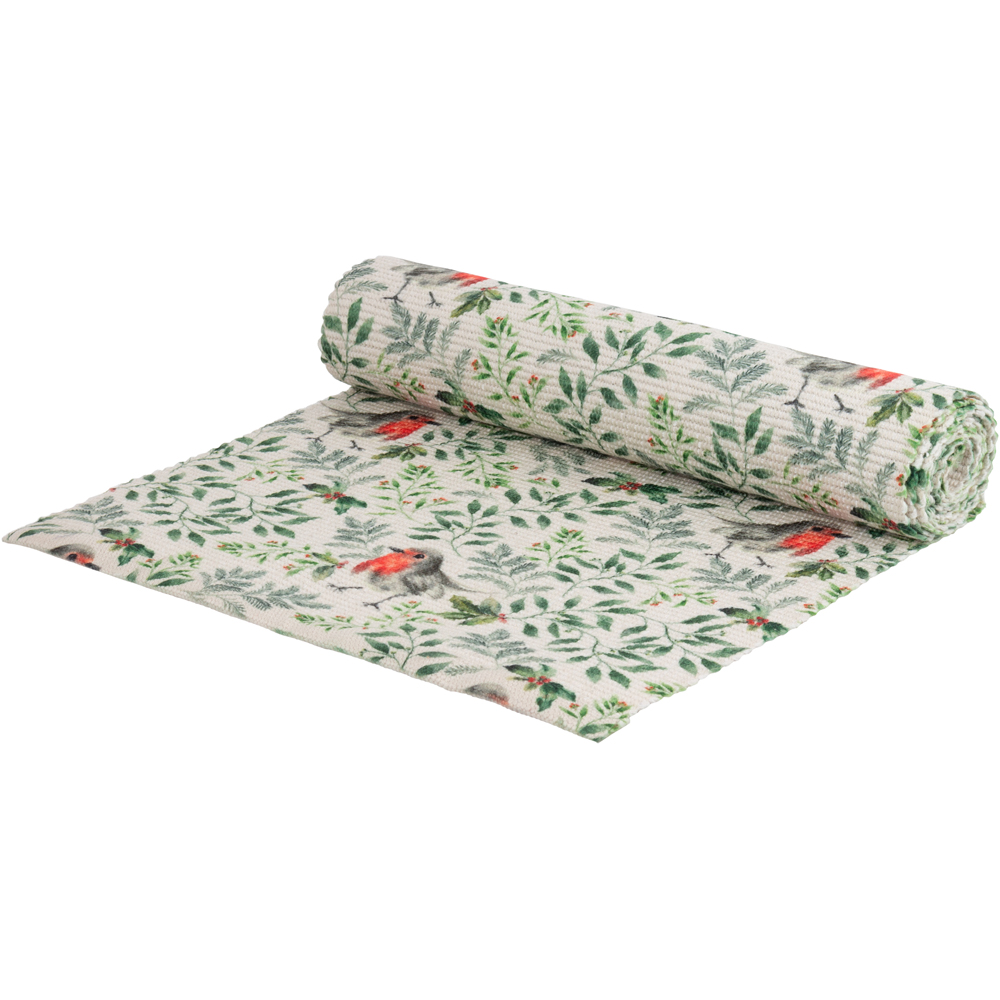 Evans Lichfield Green Robin Digitally Printed Table Runner 230 x 35cm Image 3