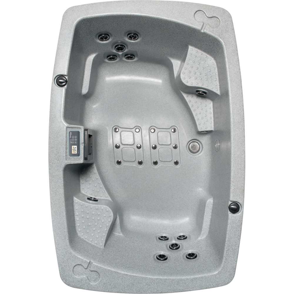 RotoSpa DuoSpa S240 2 to 3 Person Light Grey Panel Hot Tub Image 2