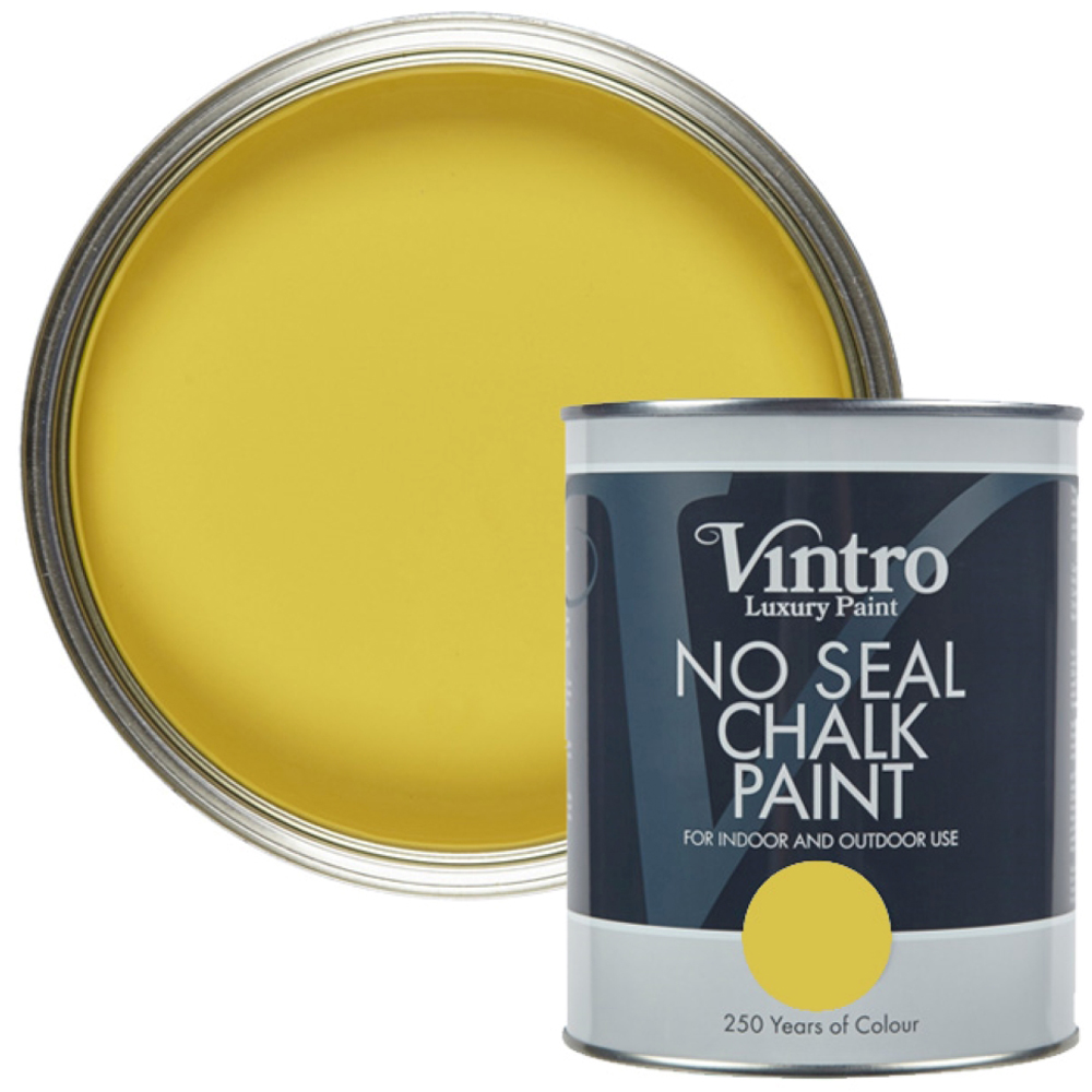 Vintro Paint Sunflower No Seal Chalk Paint 1L Image 1