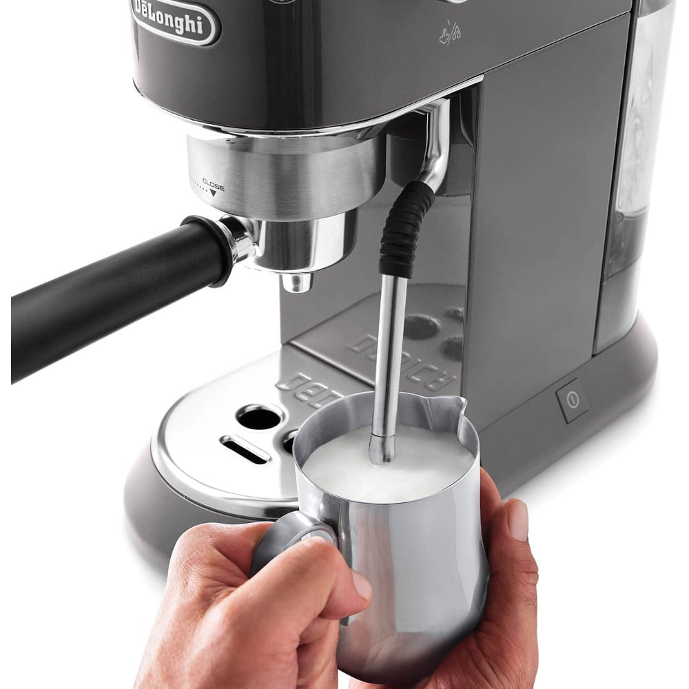 De'Longhi EC885.GY Grey Dedica Arte 1L Manual Coffee Machine Image 4