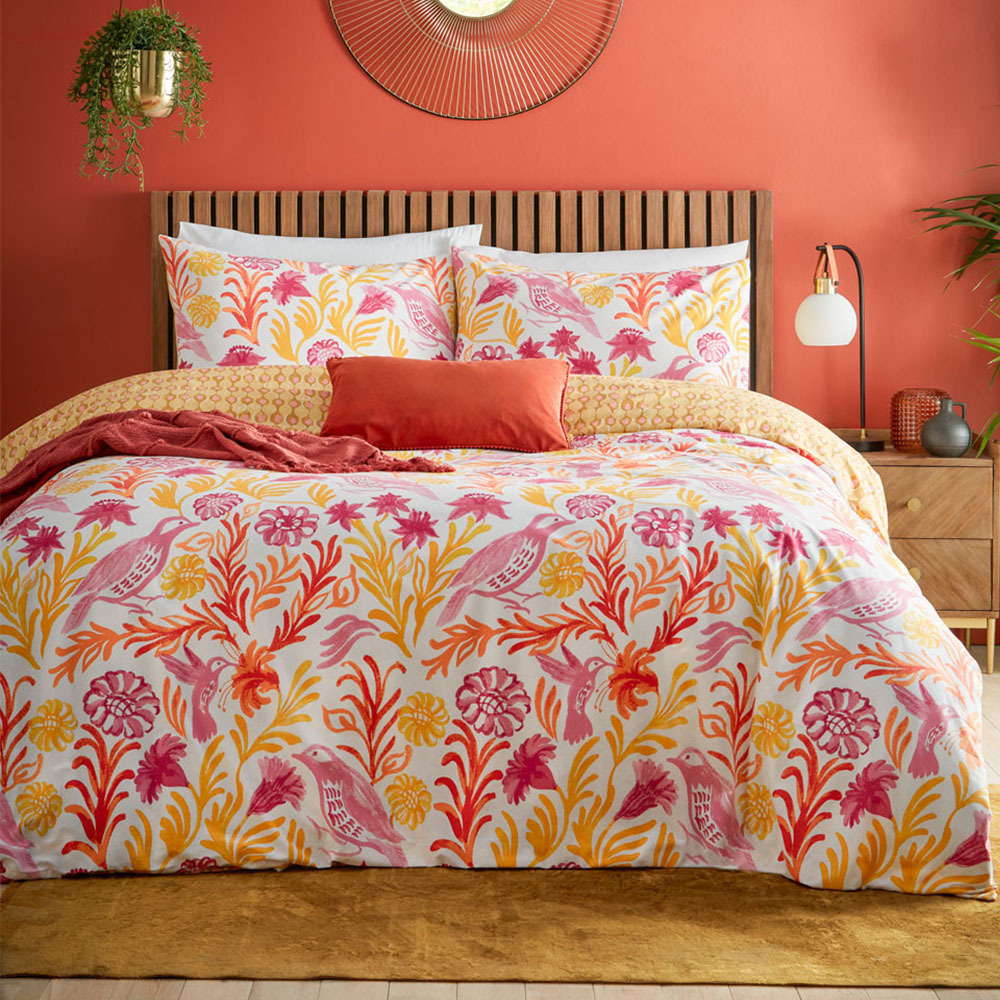 furn. Alentejo Super King Size Multicolour Trending Duvet Cover Set Image 4