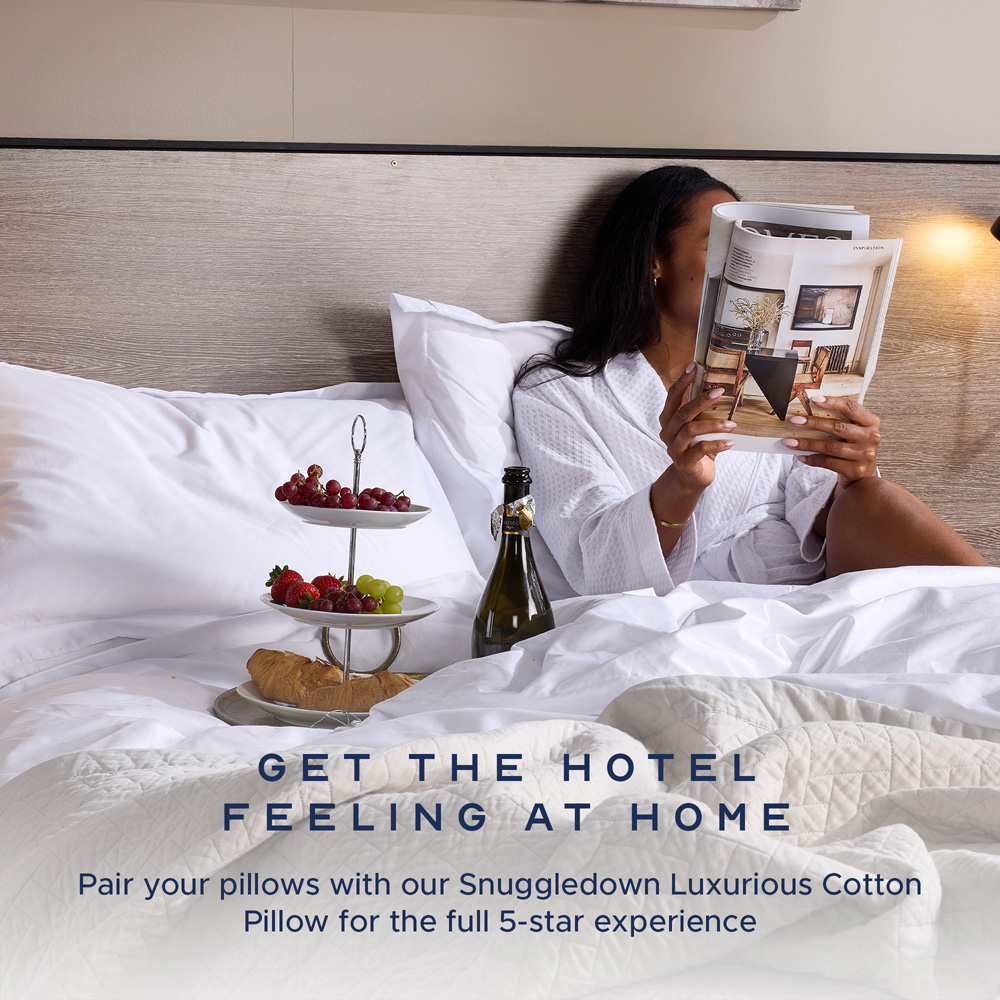 Snuggledown Luxurious Hotel Pillow 4 Pack Image 8