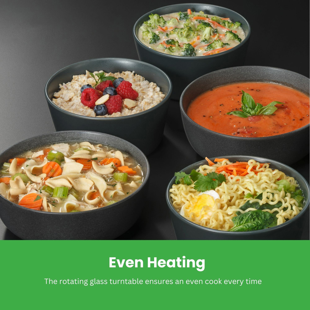 Hamilton Beach HB70T20B Black 20L Microwave Image 8