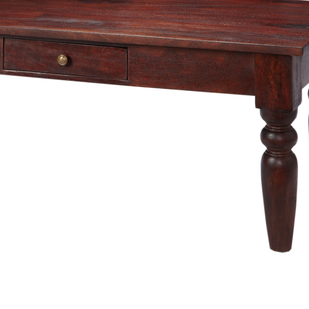 Brooklyn Esma Single Drawer Dark Mango Coffee Table Image 3